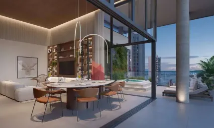 Lançamento: apartamento duplex com 3 suítes - fazenda - itajaí/sc
