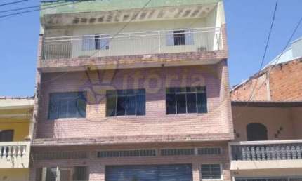 Casa comercial com 3 salas para alugar na Vila Falchi, Mauá 