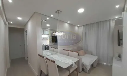 APTO NO DEMARCHI COM 02 DORMITÓRIOS COM PLANEJADOS 50 M²