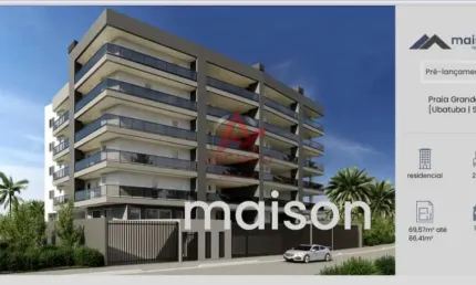 Apartamento com 2 quartos à venda na Praia Grande, Ubatuba 