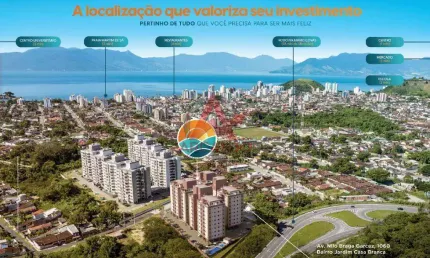 Residencial Riviera - Lançamento 2 dormitórios na Martim de Sá Caraguatatuba