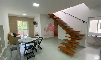Cobertura a venda na praia das toninhas com 3 dormitorios mobiliada e 160m2