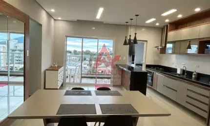 Cobertura A Venda Mobiliada Com Vista Para O Mar 3 Dormitórios