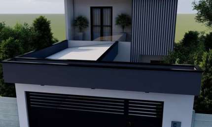 Casa Sobrado à venda com projeto arquitetônico moderno