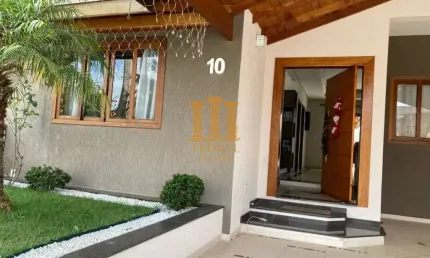 Casa 3 Dorm com suíte piscina e área gourmet no Jardim Oásis - CA326