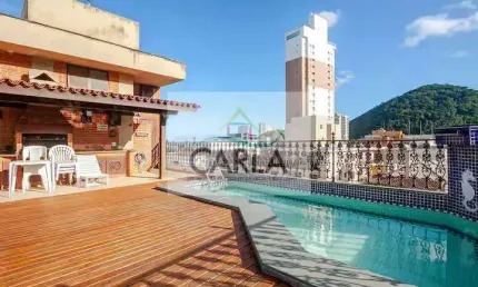 Cobertura com 3 quartos, Jardim Tejereba, Guarujá - R$ 750 mil, Cod: 1144