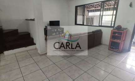 Sobrado com 3 quartos, Vila Santa Rosa, Guarujá - R$ 500 mil, Cod: 1163