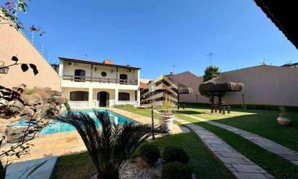 Sobrado com 600 m² de terreno, com 2 dormitórios sendo 2 suítes, piscina, 8 vagas à venda,  por R$ 1.490.000 - Jardim Bela Vista - Guarulhos/SP