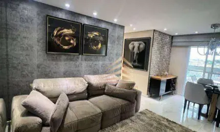 Apartamento com 2 dormitórios sendo 1 suite à venda, 61 m² por r$ 540.000 - vila barros - guarulhos/sp  - condomínio forever