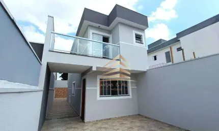 Sobrado com 3 dormitórios sendo 1 suíte e 2 vagas à venda, 88 m² por R$ 650.000 - Parque Flamengo - Guarulhos/SP