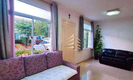 Sobrado em Condomínio Fechado, Villagio Modena, 100m², 3 Dormitórios, 1 Suíte, 2 Vagas.
