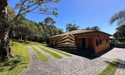 Chácara com 3 dormitórios, 5200 m² - venda por R$ 2.500.000,00 ou aluguel por R$ 15.720,00/mês - Canjicas - Arujá/SP
