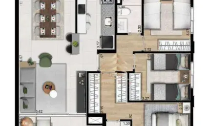 Apartamento à venda, 98 m² por r$ 917.943,00 - centro - guarulhos/sp