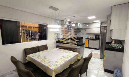 Sobrado 180m² com 3 dormitórios sendo 1 suite, 2 vagas, Estuda permuta por apto no Supera 110m², à venda por R$ 750.000 - Vila Milton - Guarulhos/SP