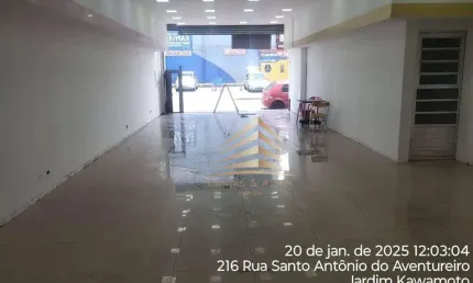 Salão para alugar, 196 m² por r$ 10.000,01/mês - jardim kawamoto - guarulhos/sp