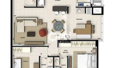 Apartamento com 2 dormitórios à venda, 90 m² por R$ 660.000,00 - Bosque das Juritis - Ribeirão Preto/SP