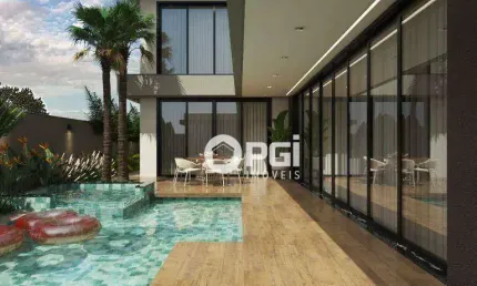 Sobrado com 4 dormitórios à venda, 450 m² por R$ 5.400.000,00 - Bonfim Paulista - Ribeirão Preto/SP