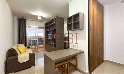 Flat com 1 dormitório para alugar, 37 m² por R$ 3.474/mês - Ribeirânia - Ribeirão Preto/SP