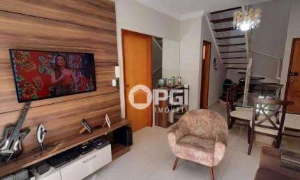 Apartamento Duplex com 2 dormitórios à venda, 82 m² por R$ 340.000,00 - Residencial e Comercial Palmares - Ribeirão Preto/SP