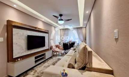 Imperdível apartamento à venda em Santos-SP, Campo Grande: 2 quartos, 2 salas, 2 banheiros, 1 vaga, 74,00 m² de área!