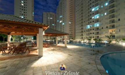 Residencial Acqua Play - Espaçoso apartamento de 3 quartos no Marapé, Santos-SP: 84m², suíte, 2 salas e garagem!