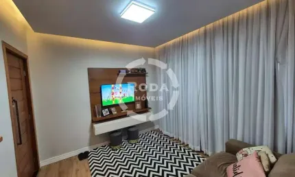 Apartamento à venda em Santos-SP: 2 quartos, sala, banheiro, garagem e 77m² no bairro Aparecida!