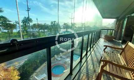 Apartamento à venda em Santos-SP, no bairro Aparecida: 3 quartos, 3 suítes, 2 salas, 5 banheiros, 2 vagas de garagem, 287m².
