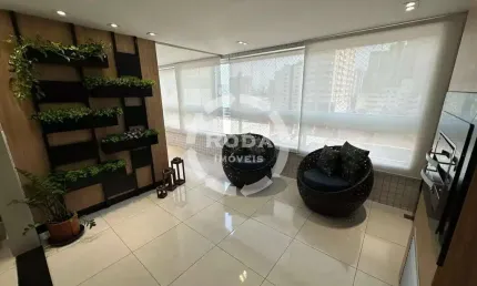 Apartamento à venda em São Vicente-SP, Boa Vista: 3 quartos, 3 suítes, 3 salas, 5 banheiros, 2 vagas na garagem, 136m². Venha conferir!