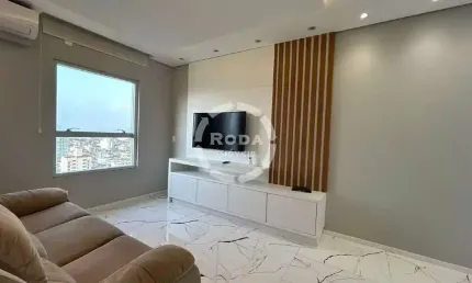 Apartamento para locação no Embaré, 2 quartos, 2 salas, 1 banheiro, 1 vaga de garagem, 74m² em Santos-SP!