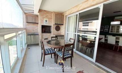 Cobertura de Luxo na Ponta da Praia: 3 suítes, 3 vagas, 180m² - Santos-SP