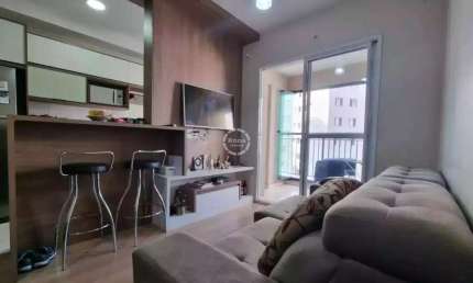 Residencial My Way Orquidário - Apartamento à Venda em Santos, 2 Quartos, 1 Suíte, 2 Salas, 2 Banheiros, 1 Vaga, 62m².