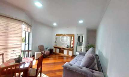 Apartamento à venda em Santos-SP, Bairro José Menino: 2 quartos, 1 suíte, 2 salas, 2 banheiros, 1 vaga de garagem, 86m². Vaga demarcada e dependência.