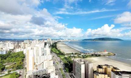Residencial Enseada das Orquídeas: Cobertura à venda em Santos-SP, no bairro José Menino, com 2 quartos, 2 suítes, 2 salas, 4 banheiros, 2 vagas, 153m².