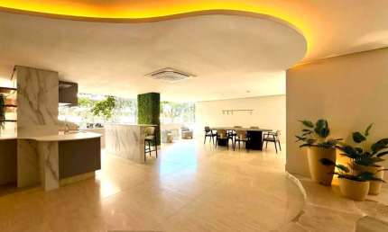 Apartamento de lalto padrão à venda no Gonzaga em Santos-SP, 3 quartos, 3 suítes, 2 salas, 5 banheiros, 2 vagas, 267m².