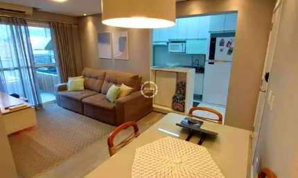 Residencial Quality House - Apartamento à Venda em Santos: 2 Quartos, 1 Suíte, 2 Salas, 2 Banheiros, 64m² no Campo Grande.