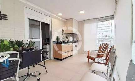 Apartamento de Luxo à Venda em Santos-SP, Bairro Boqueirão: 3 Quartos, 2 Suítes, 2 Salas, 4 Banheiros, 127m² - Corretor Vinicius Zelante.