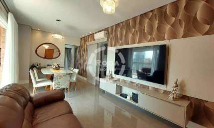 Residencial Barceló - Apartamento à venda em Santos - Embaré: 3 quartos, 3 suítes, 3 salas, 5 banheiros, 3 vagas, 141m².
