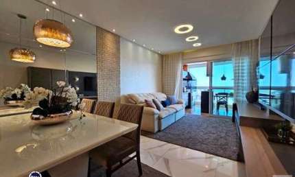 Residencial Supremo Boqueirão - Apartamento de Luxo à Venda em Santos: 3 Quartos, 3 Suítes, 3 Salas, 4 Banheiros, 2 Vagas, 124m²