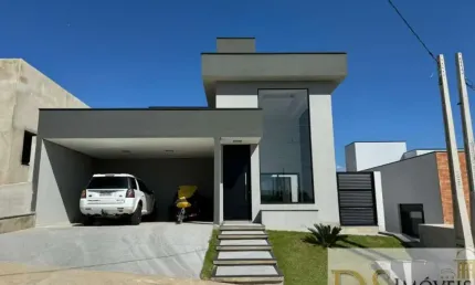 Bela casa no condomínio Reserva Saint Paul em Itu/SP, com 3 suítes, sala, cozinha planejada, área gourmet, piscina aquecida e aquecimento solar
