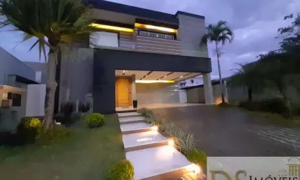 Casa de alto padrão à venda em alphaville nova esplanada 1 - sorocaba/sp: 5 quartos, 5 suítes, 4 salas, 400m²!