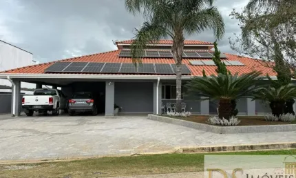 Casa alto padrão em Condomínio - 4 Quartos, 4 Suítes, Salas, 345m² em Salto/SP - Condomínio Palmeiras Imperiais