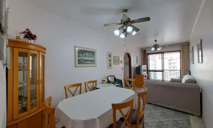 Apartamento para venda em praia grande, guilhermina, 2 dormitórios, 1 suíte, 2 banheiros, 1 vaga