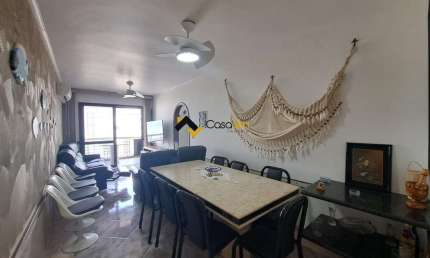 Apartamento para Venda em Praia Grande, Guilhermina, 2 dormitórios, 1 suíte, 2 banheiros, 2 vagas