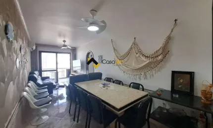 Apartamento para Locação em Praia Grande, Guilhermina, 2 dormitórios, 1 suíte, 2 banheiros, 2 vagas