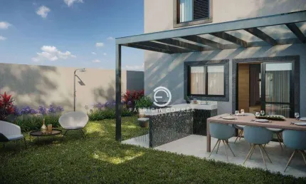 Sobrado com 3 dormitórios à venda, 90 m² por R$ 425.300,00 - Condomínio Jardins do Parque Amendoeiras - Taubaté/SP