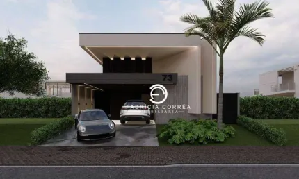 Casa térrea em construção com 3 dormitórios e área gourmet