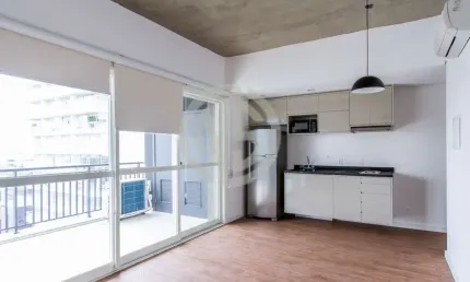 Apartamento com 1 quarto para alugar na Rua Jean Peltier, Cidade Monções, São Paulo