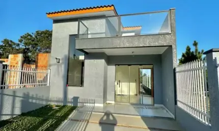 C1003 Casa duplex nova com piscina em Atlântida Sul