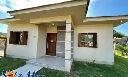 C613 Casa seminova, para morar e veranear na praia presidente/Imbé