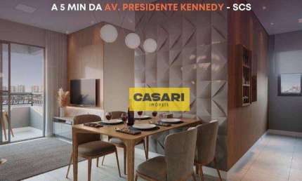 Apartamento com 2 dormitórios à venda, 41 m² por R$ 349.000,00 - Vila Palmares - Santo André/SP